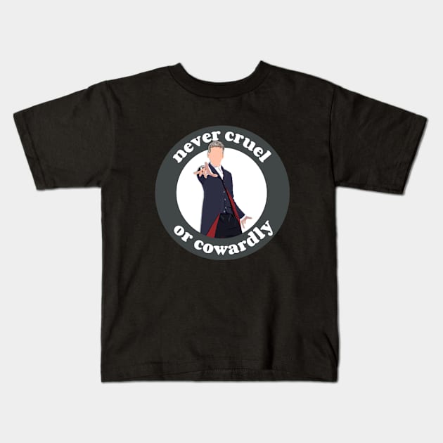 Doctor Who - 12th Doctor Kids T-Shirt by m&a designs